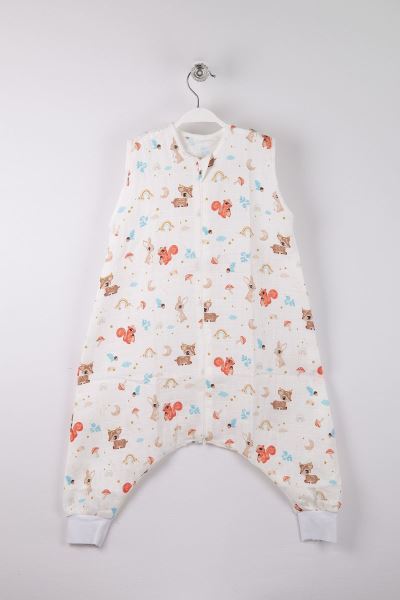 Bebek / Çocuk  Müslin Uyku Tulumu %100 Pamuk TURUNCU